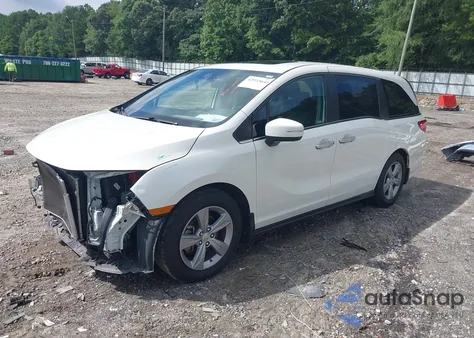 2018 Honda Odyssey Ex-L из США, поврежденный, VIN 5FNRL6H7XJB108499